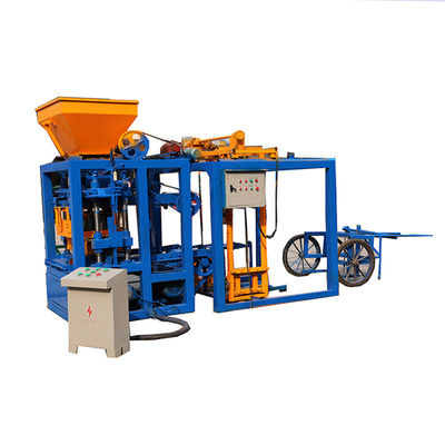 qualità  QT4-24B Concrete Lego Semi Automatic Block Machine Manufacturing Machine fabbrica